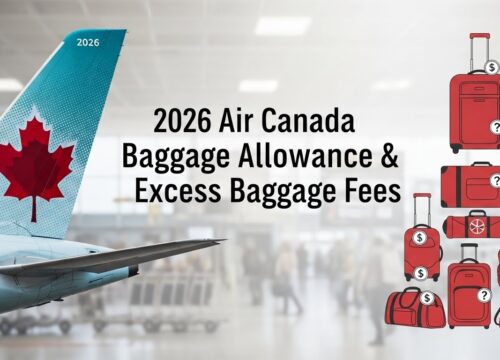 2026 Air Canada Baggage Allowance & Excess Baggage Fees