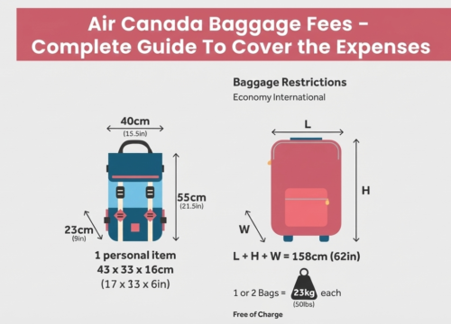 Air Canada Baggage Rules 2026: Checked Baggage Fees, Size, Weight and Carry On Limits plus Personal Item Rules and Economy Basic Changes