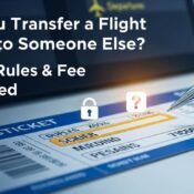 Transfer a flight ticket to another person airline rules and name change fees explained