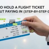 How to Hold a Flight Ticket Without Paying in 2026 step by step guide showing airline reservation hold option