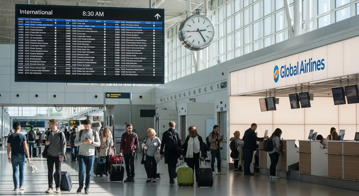 Best time to check in for international flight
