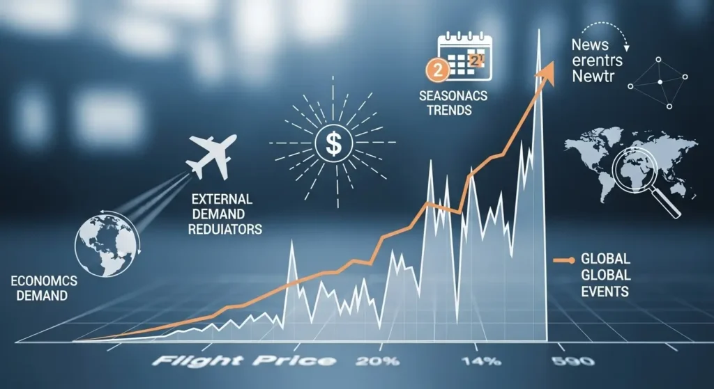 Flight Prices React to External Demand Signals