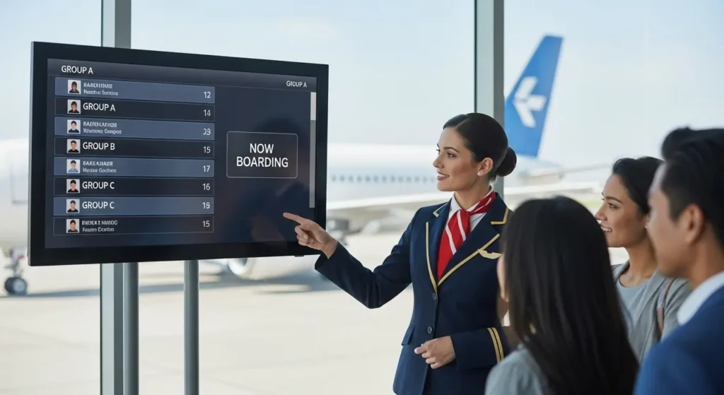 How Does the Boarding Group System Work on a Flight