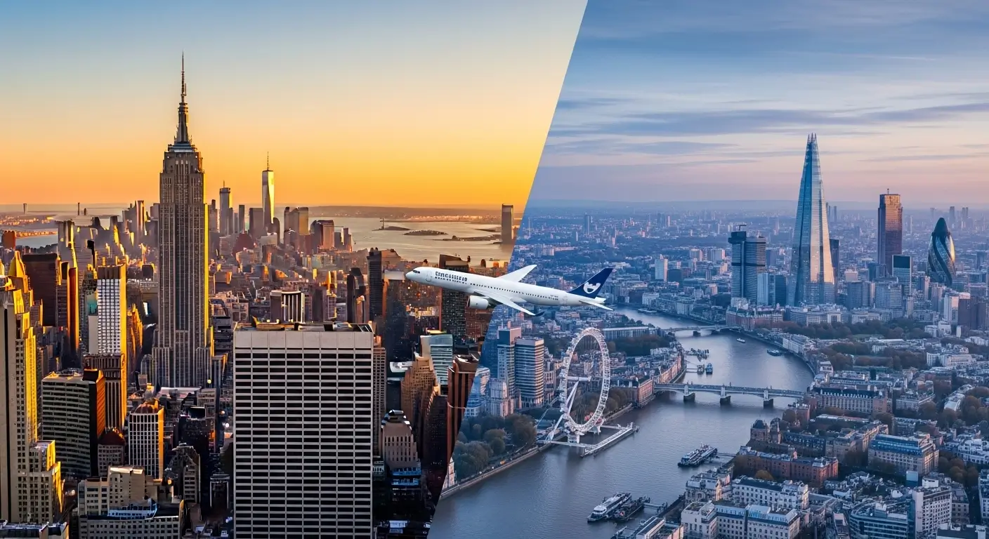 New York to London Flight Time