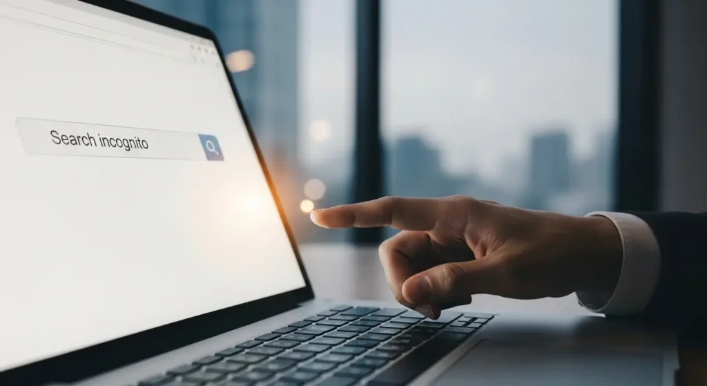 Search incognito