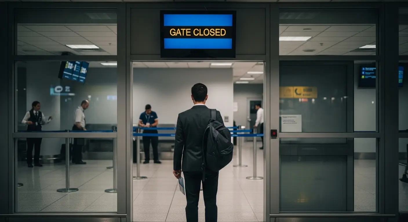 Miss boarding group flight