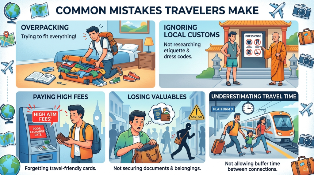 Common Mistakes Travelers Make
