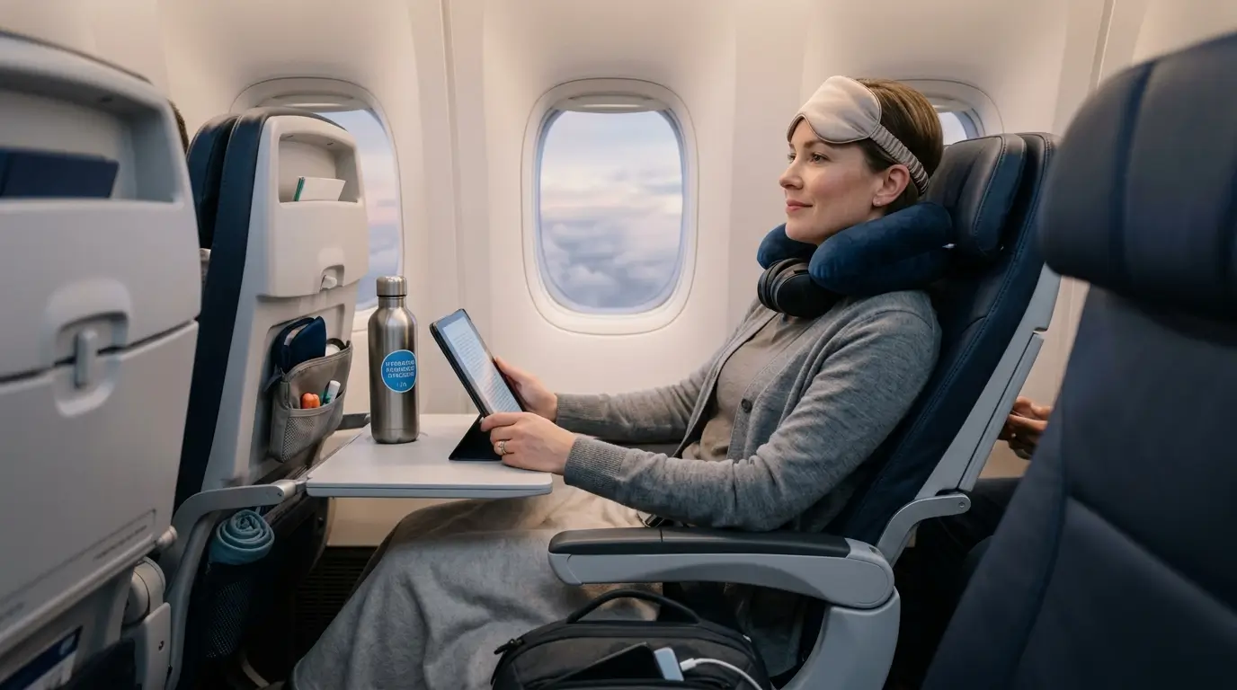 Top travel hacks for long flights